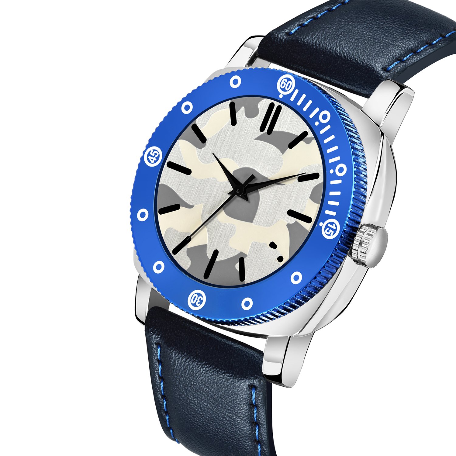 Blue Army Analog Watch For Men LR54