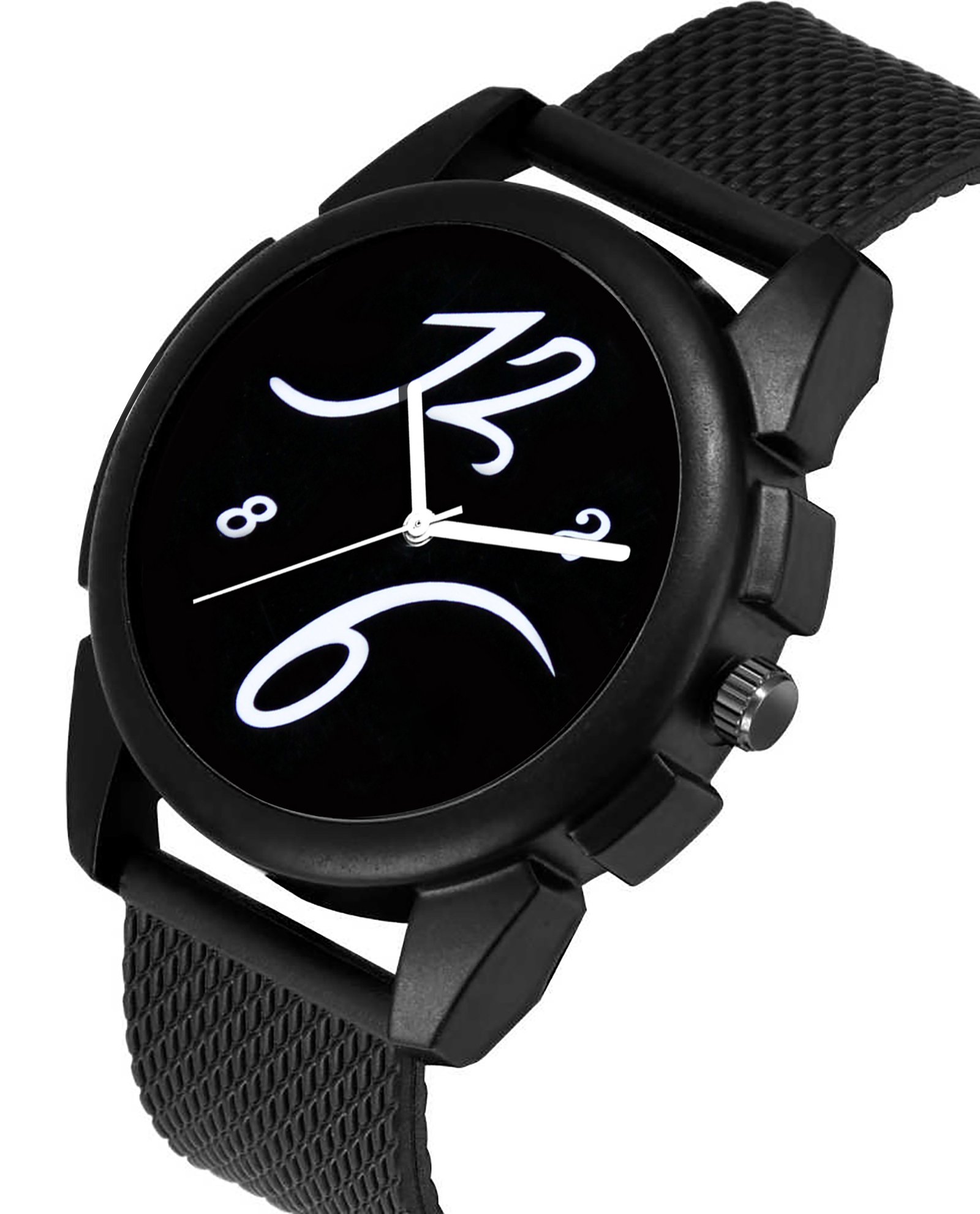 Black Professional Look Analog Watch For Men LR61
