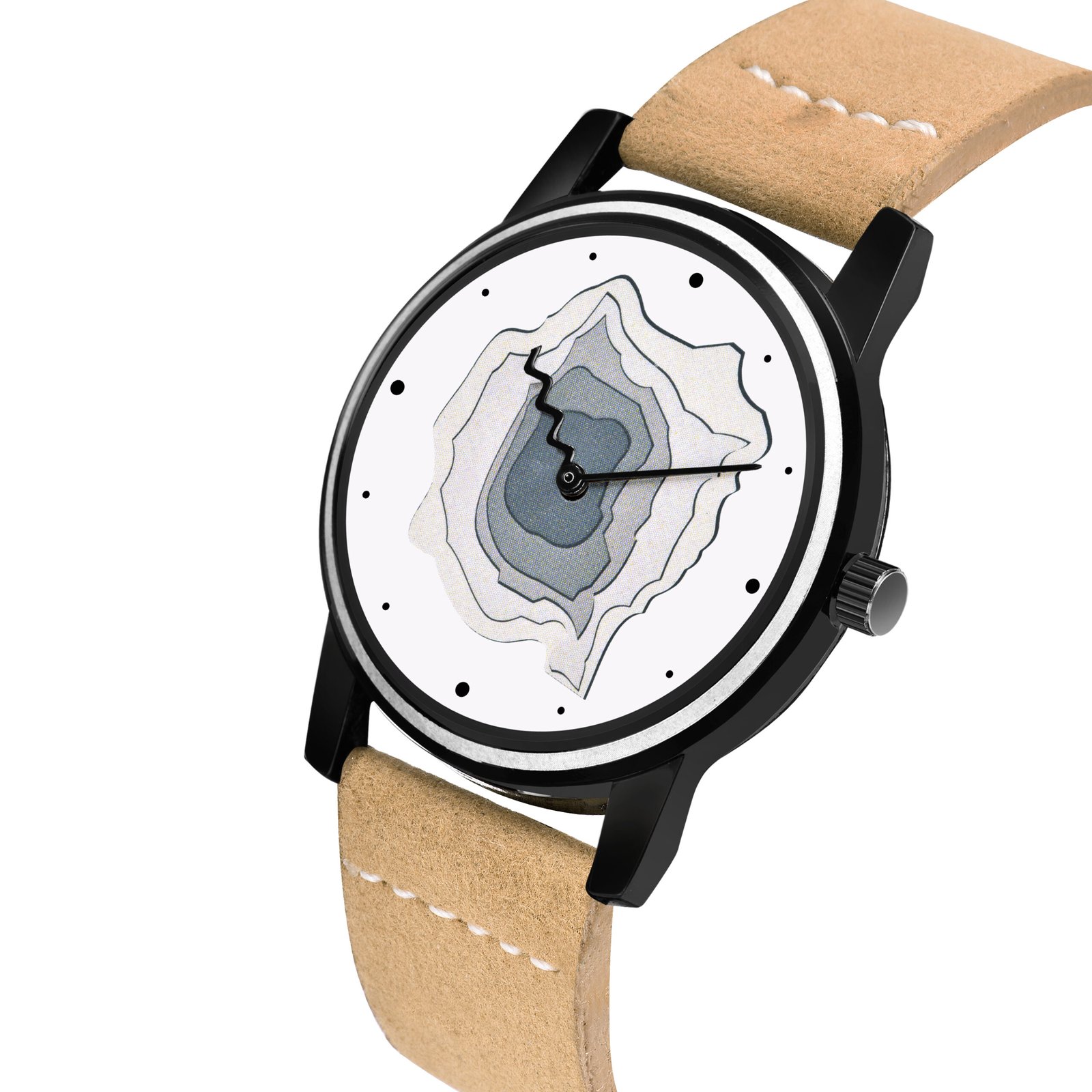 Multicolor 3D Look Analog Watch For Men LR68