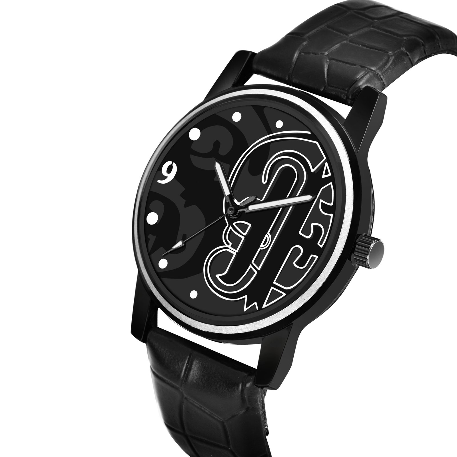 Black Professional Look Analog Watch For Men LR70