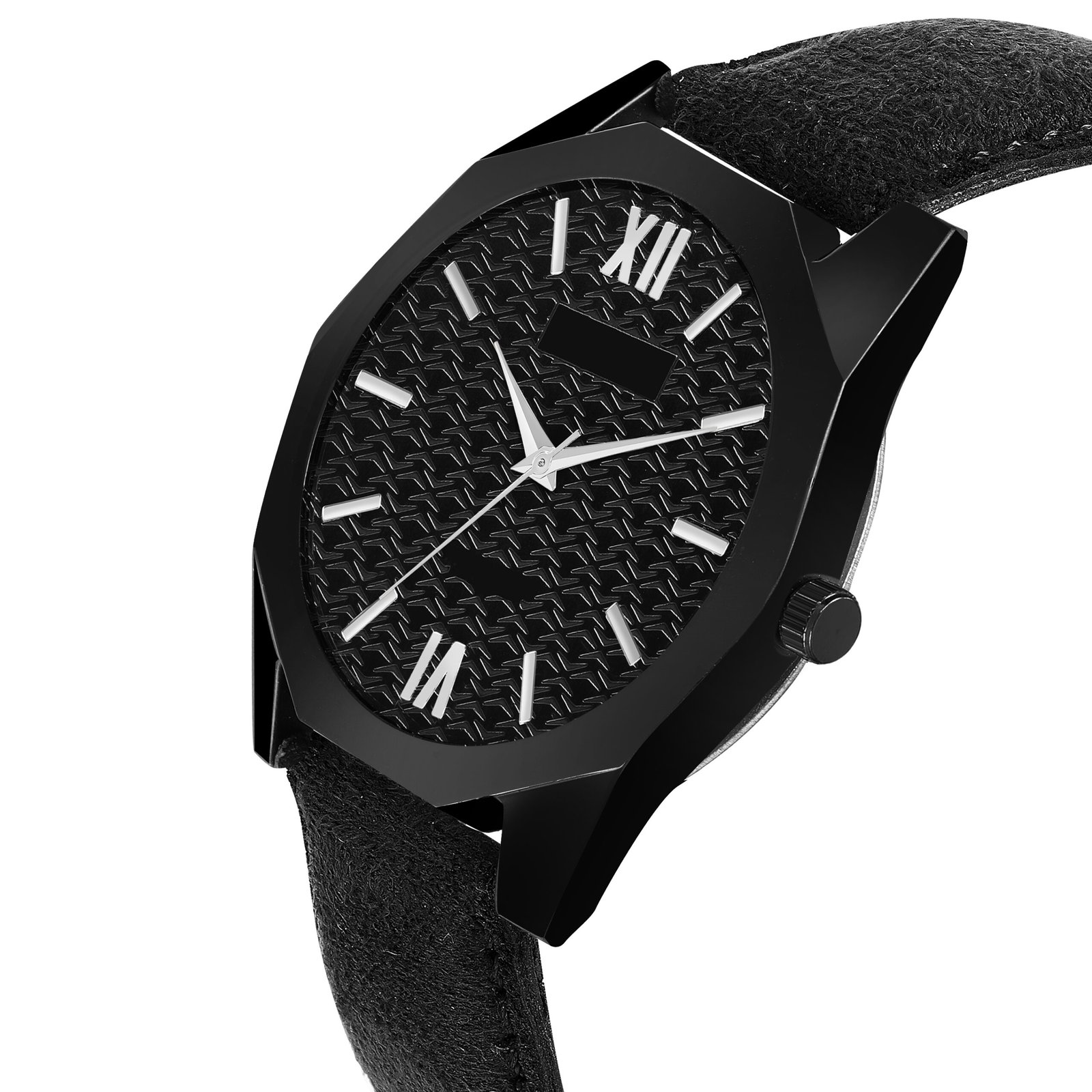 Black Fancy Casual Watch For Men LR82