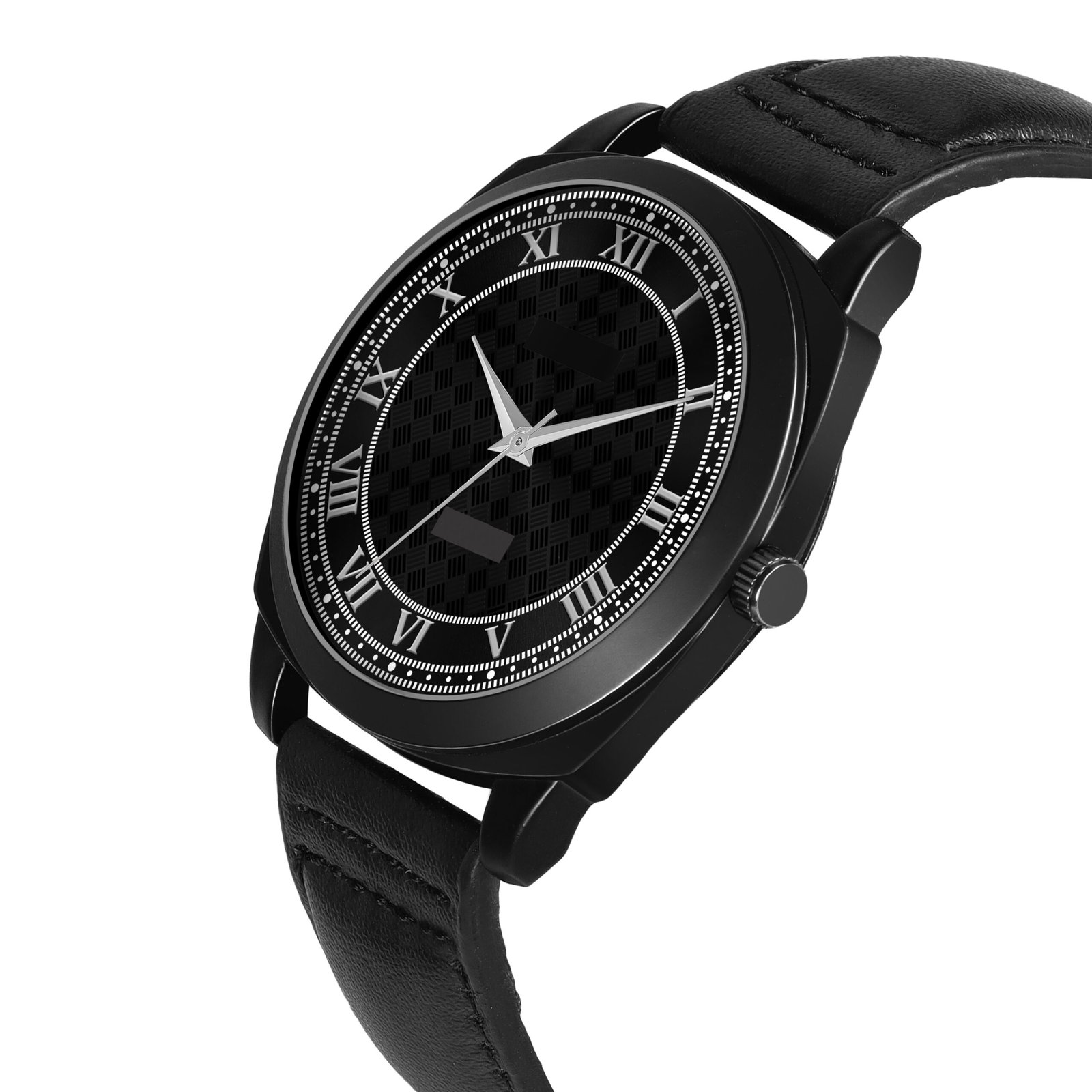 Black Fancy Casual Watch For Men LR88