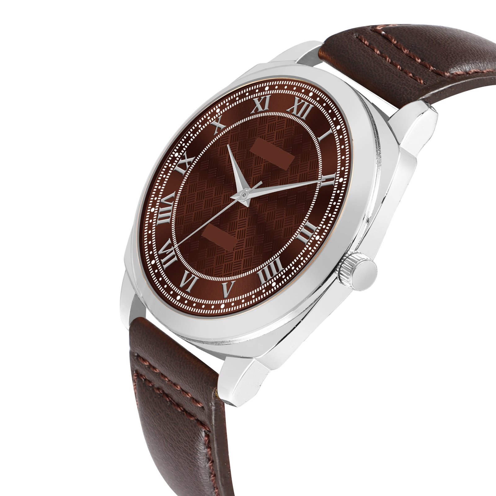Brown Fancy Casual Watch For Men LR91