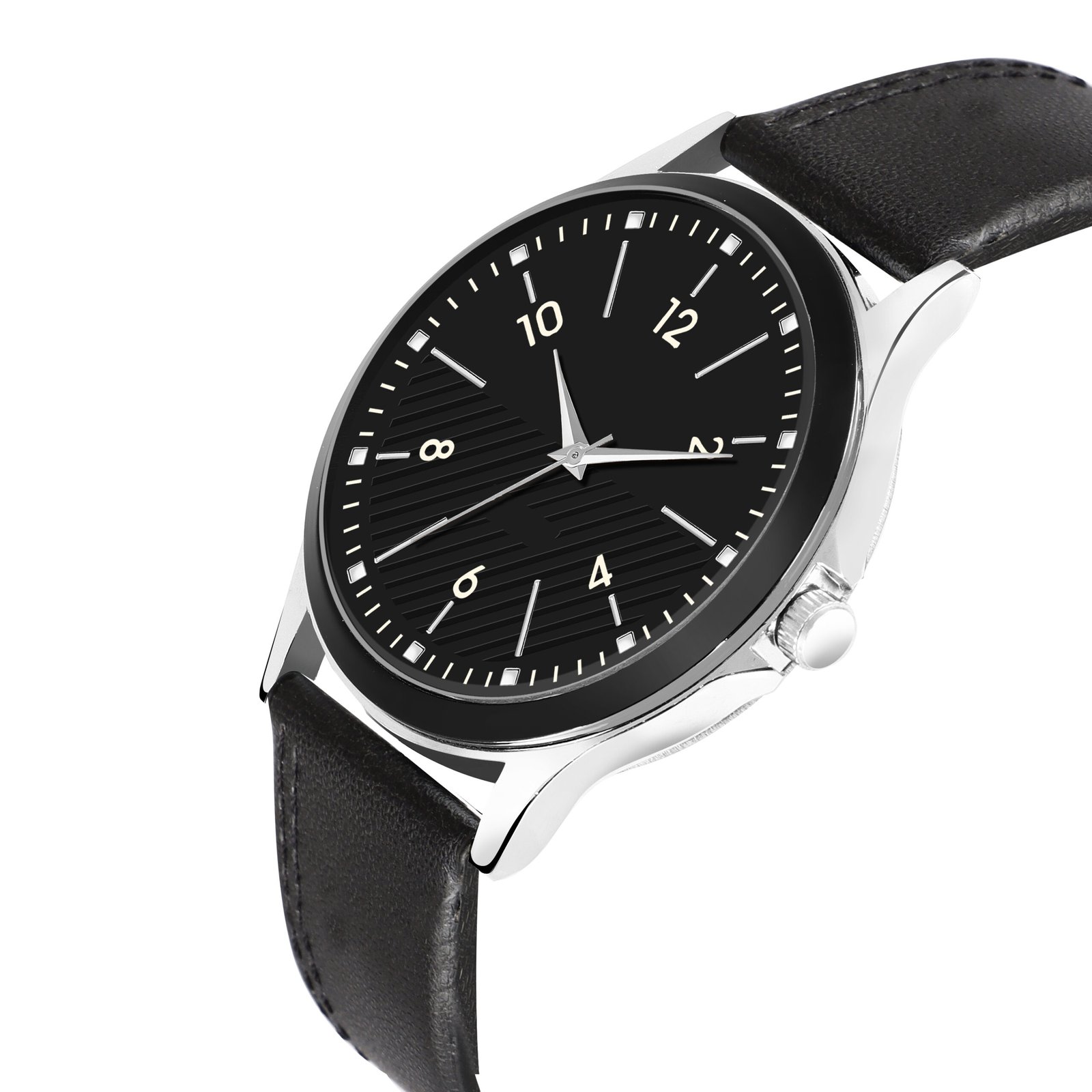 Black Fancy Casual Watch For Men LR93