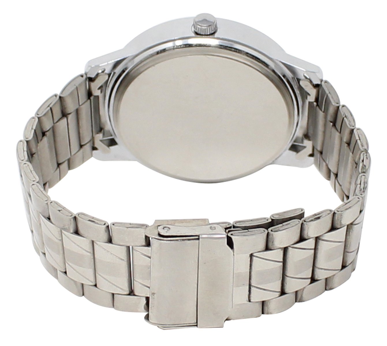 Silver Day Date Analog Watch For Men LR103