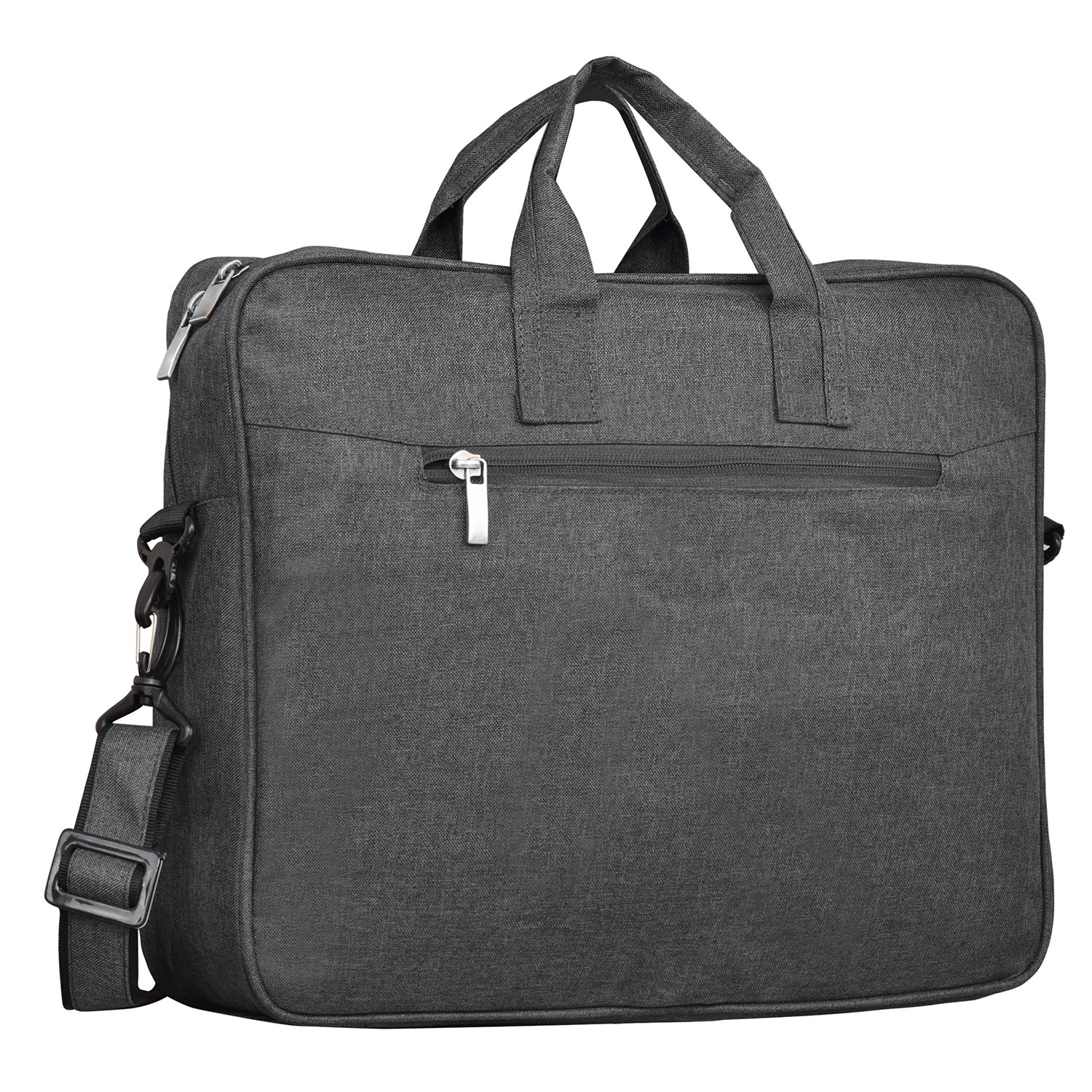 Grey Color Linen 10L Messenger Bag BG30