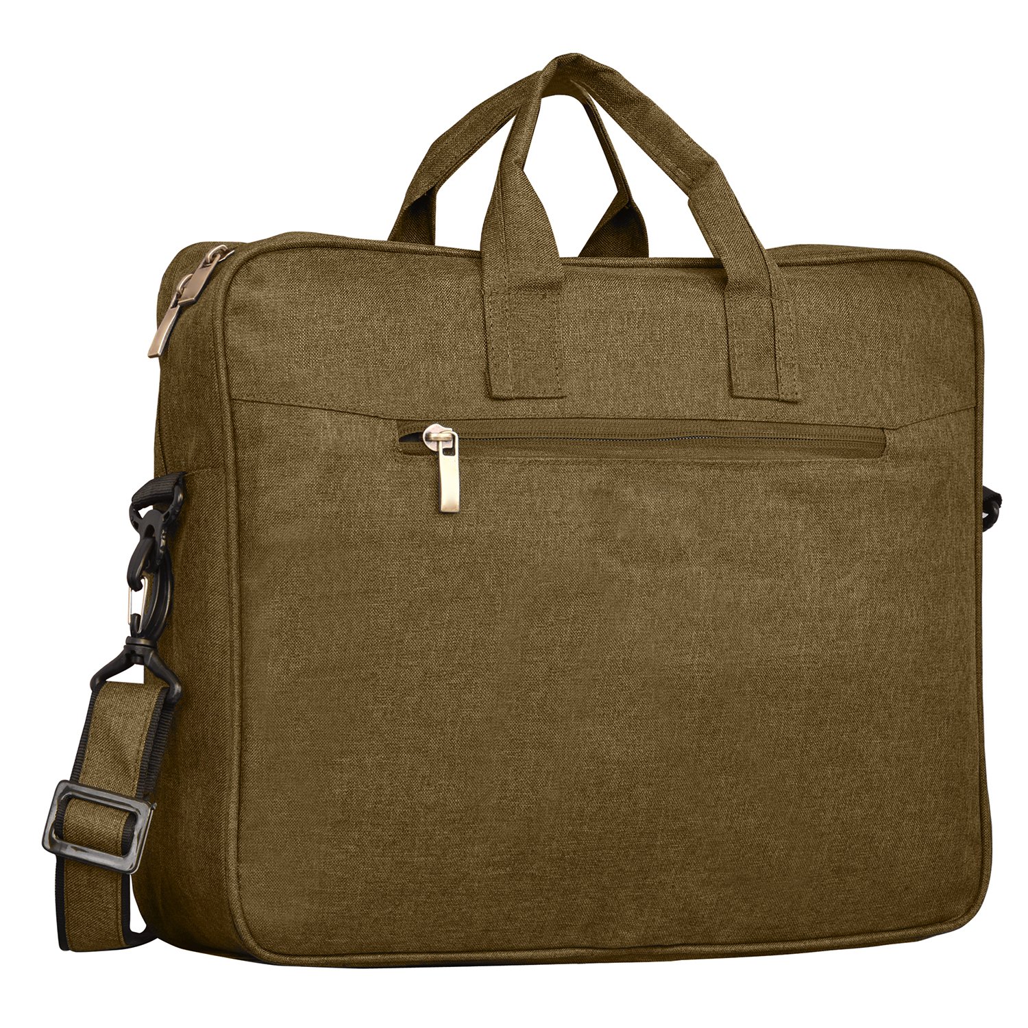 Khaki Color Linen 10L Messenger Bag BG31