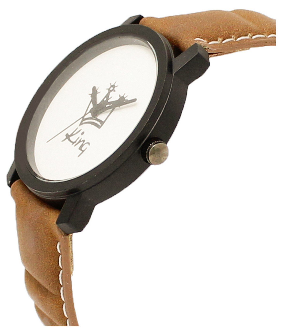 White & Black King Analog Watch For Men LR18