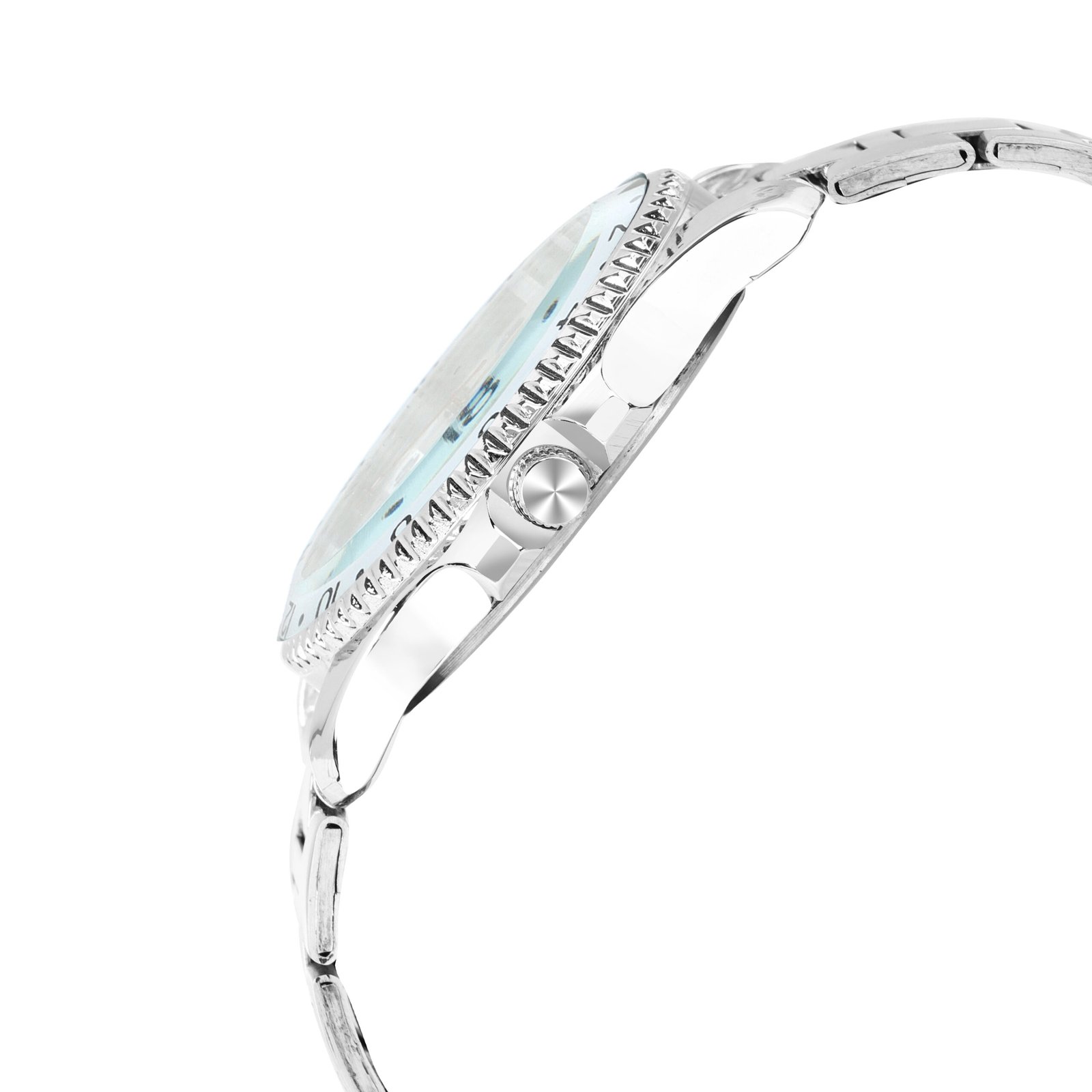 Silver Day-Date Function Casual Watch For Men LR131