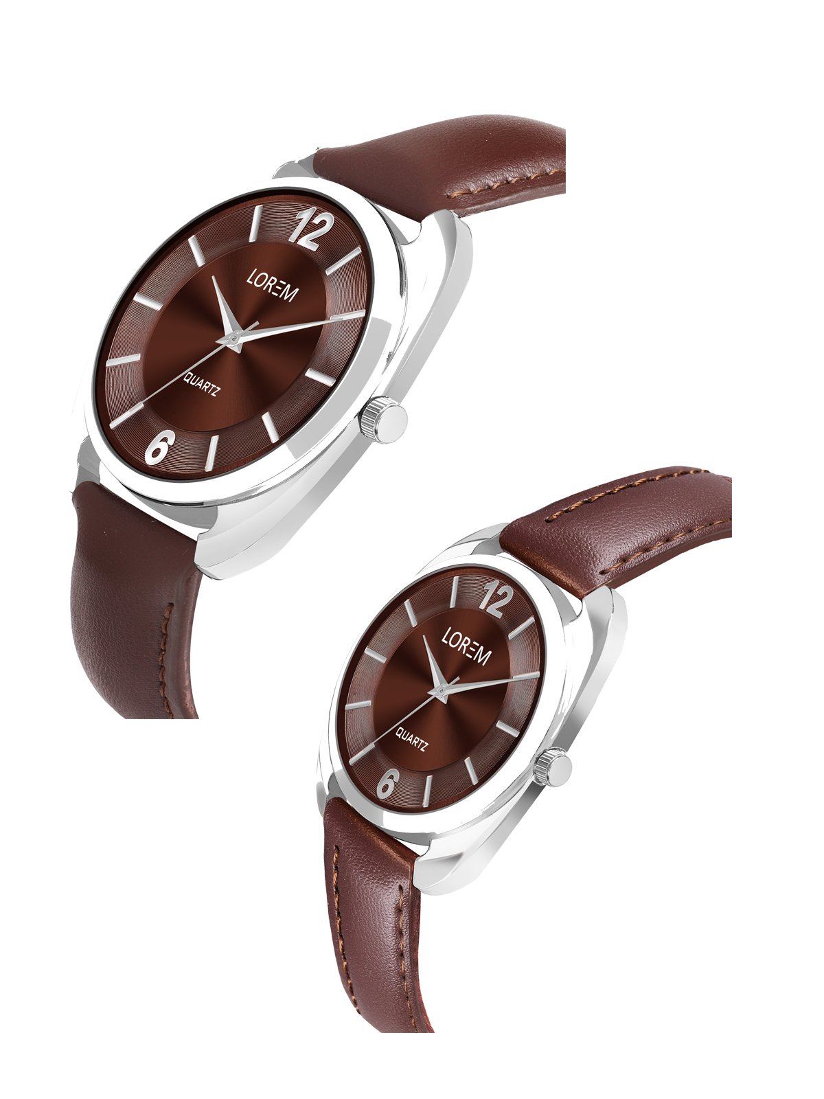 Brown Stylish Dial Analog Watch For Lovely Couple LR79-LR326