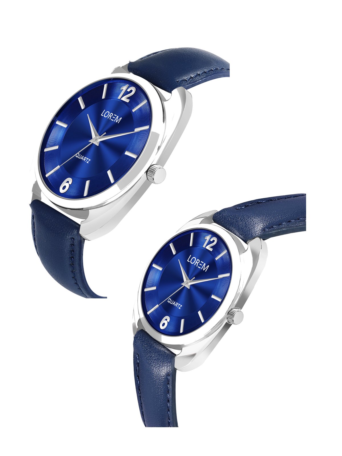 Blue Stylish Dial Analog Watch For Lovely Couple LR80-LR327