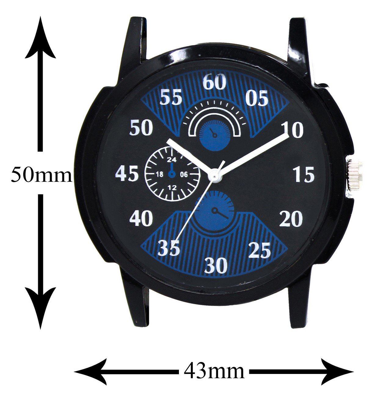 Multicolor Denim Look Analog Watch For Men LR02