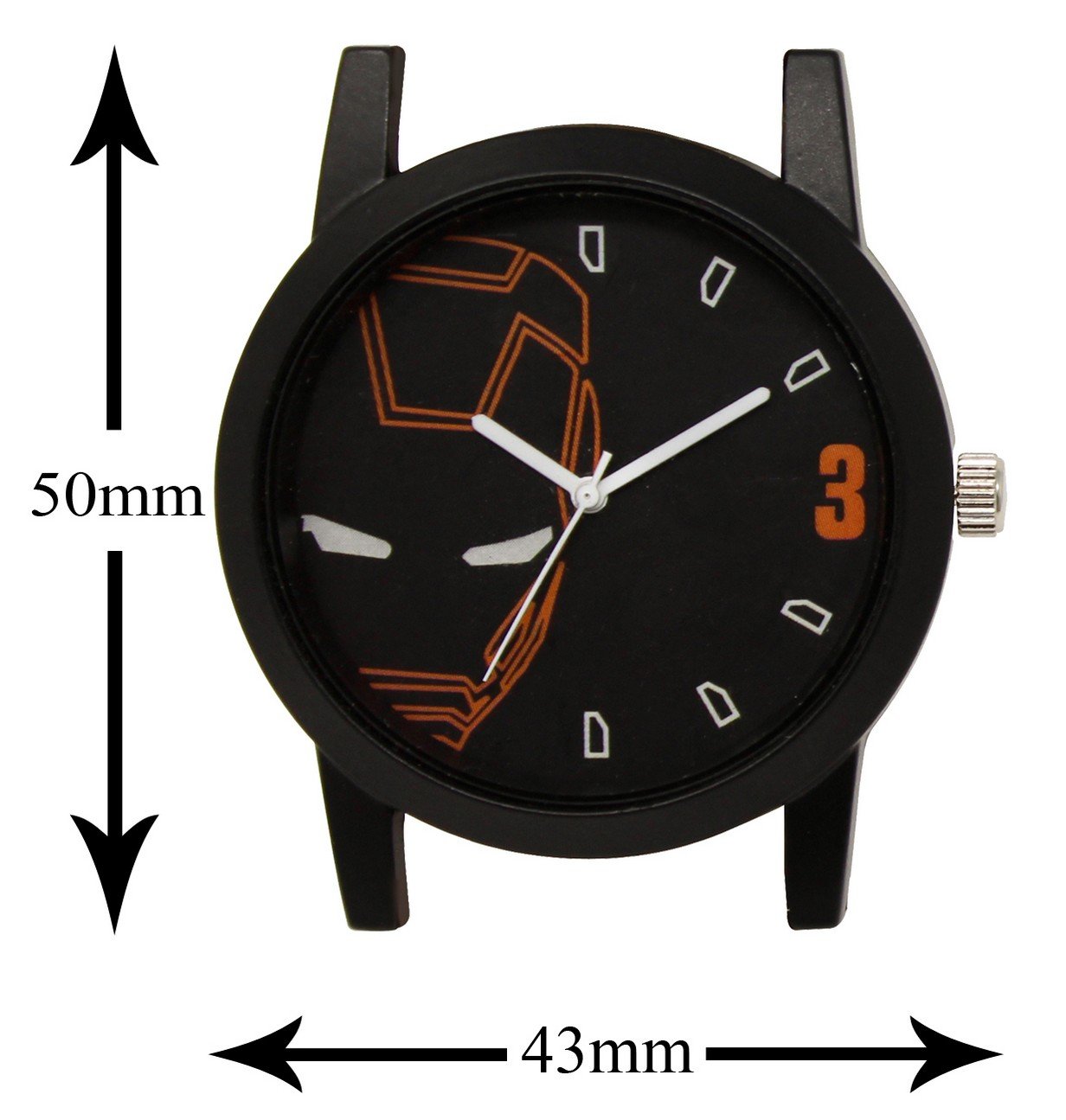 Multicolor Iron Man Analog Watch For Men LR04