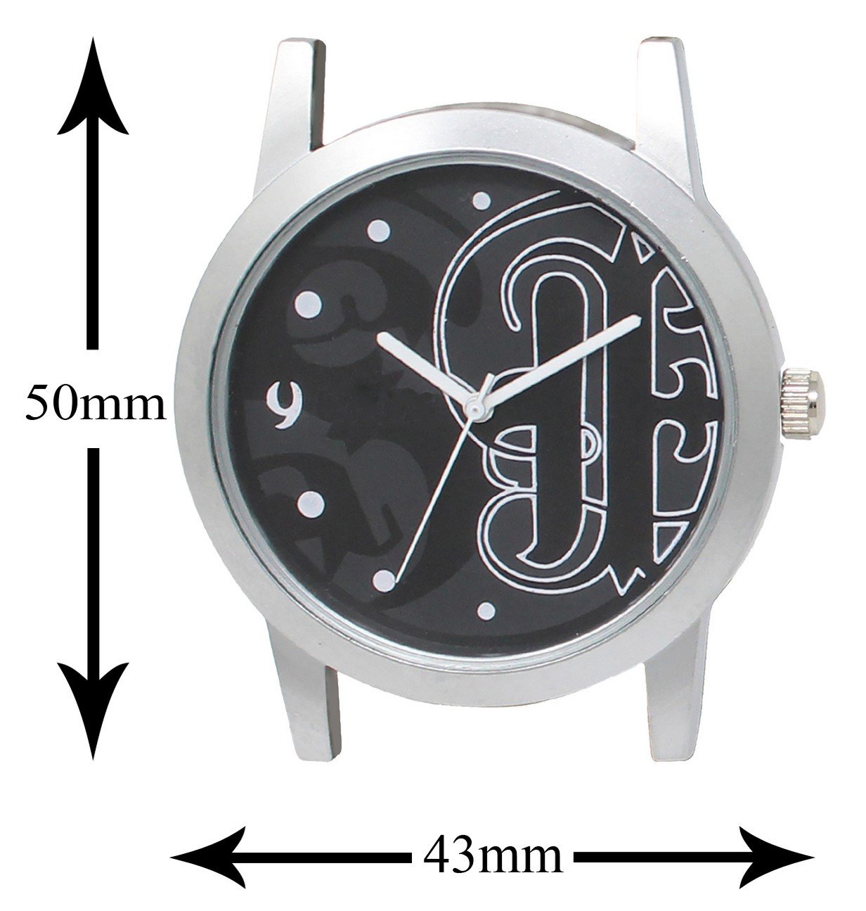 Black Casual Analog Watch For Men LR14
