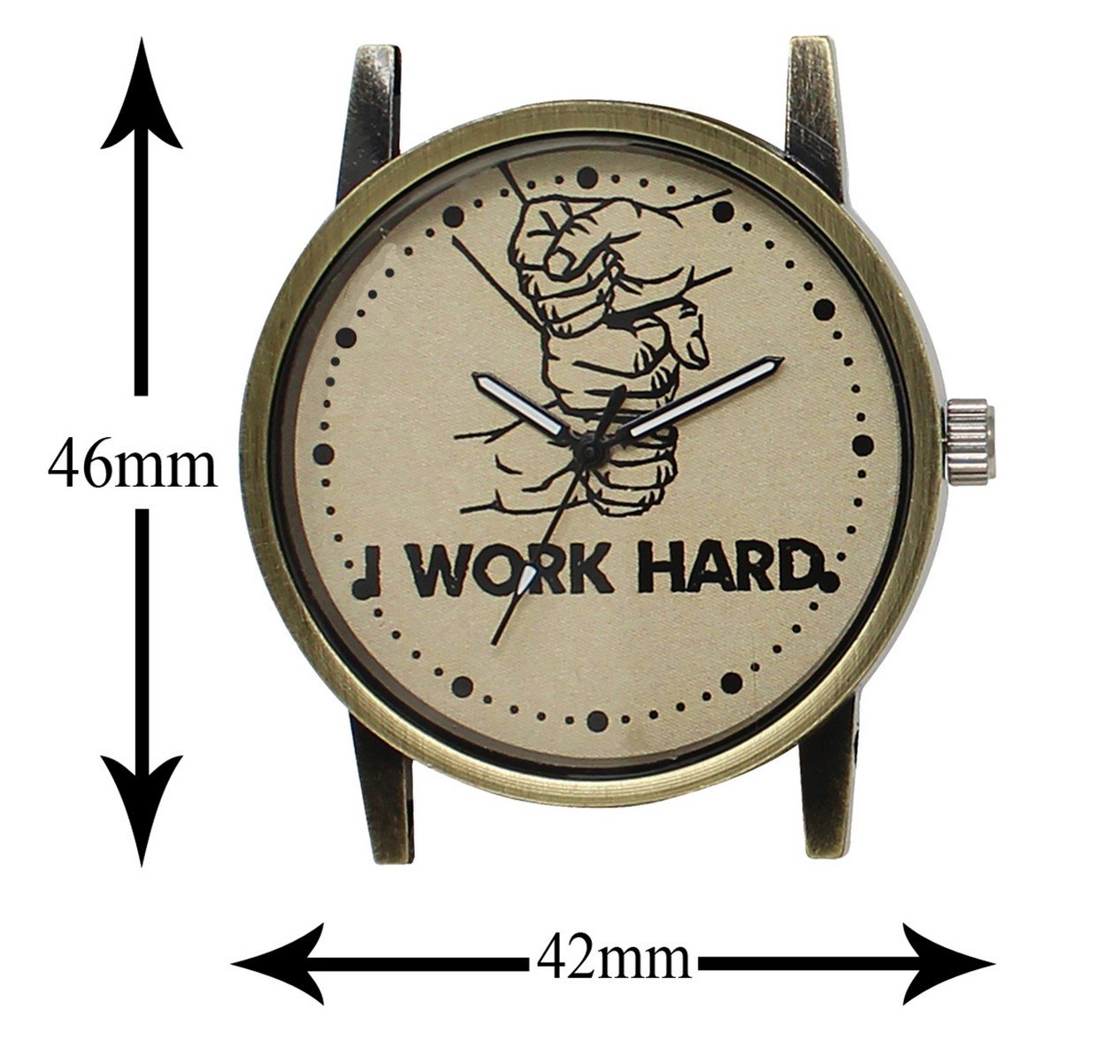 Grey Work Hard Analog Watch For Men LR29