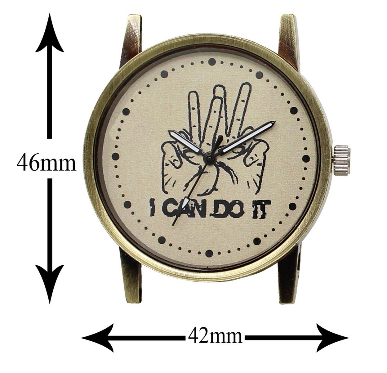 Grey I Can Do it Analog Watch For Men LR30