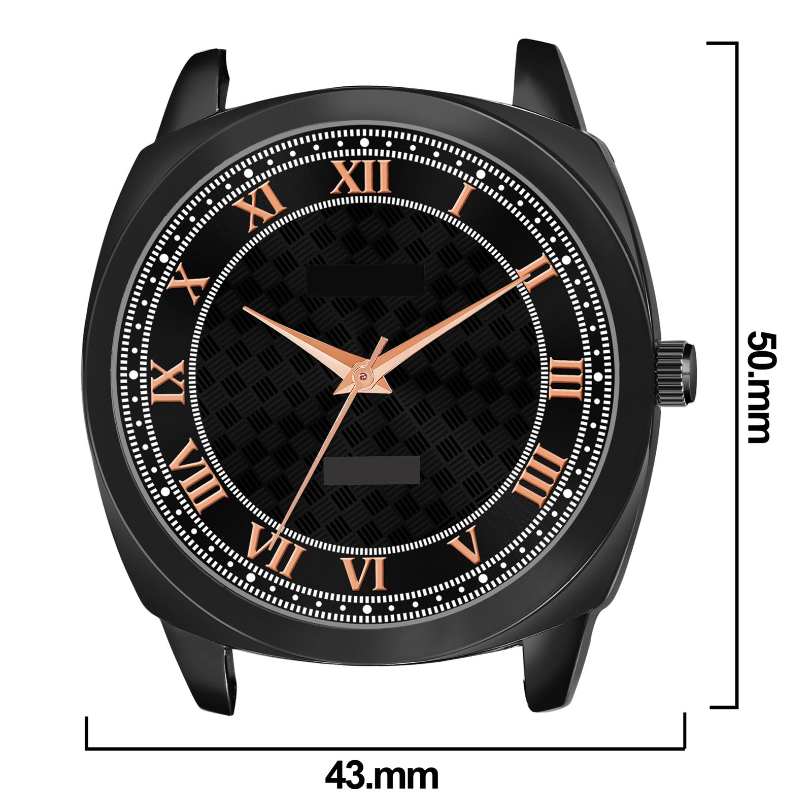 Black Fancy Casual Watch For Men LR87