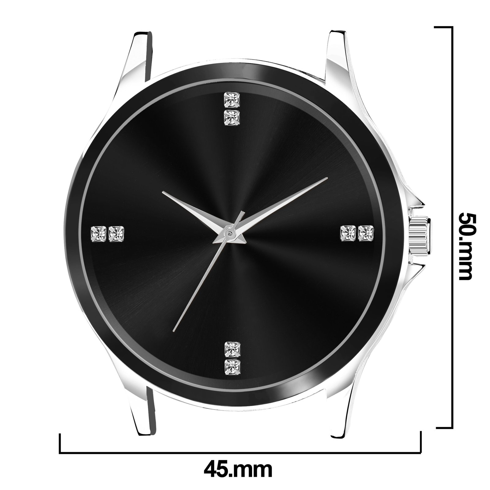 Black Fancy Casual Watch For Men LR96