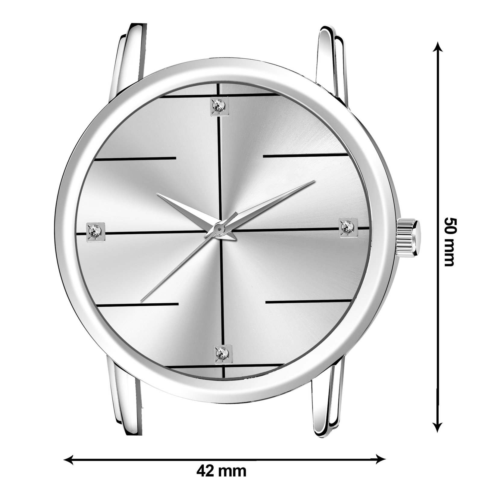 Silver Standard Analog Watch For Men LR119