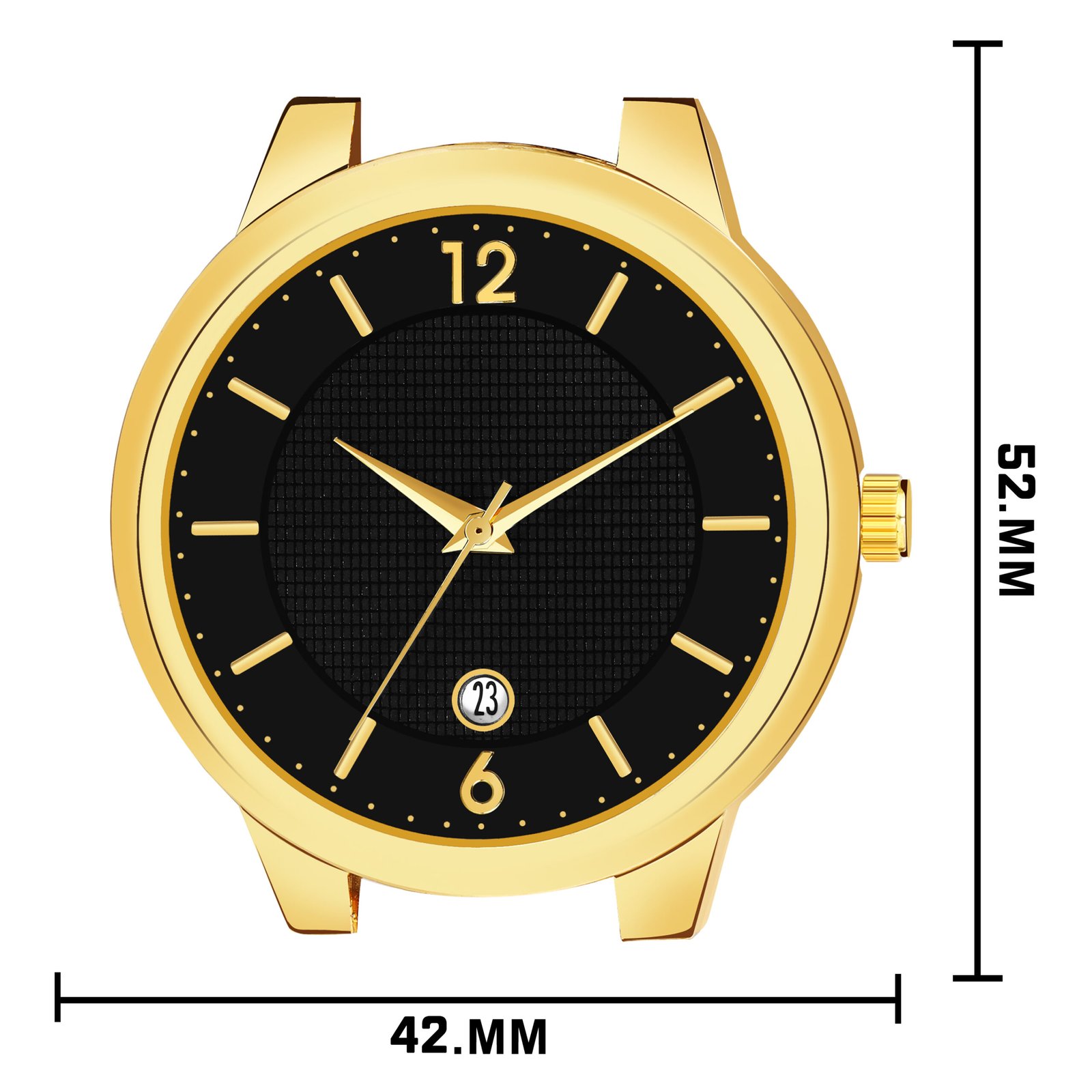 Black Date Function Casual Watch For Men LR135