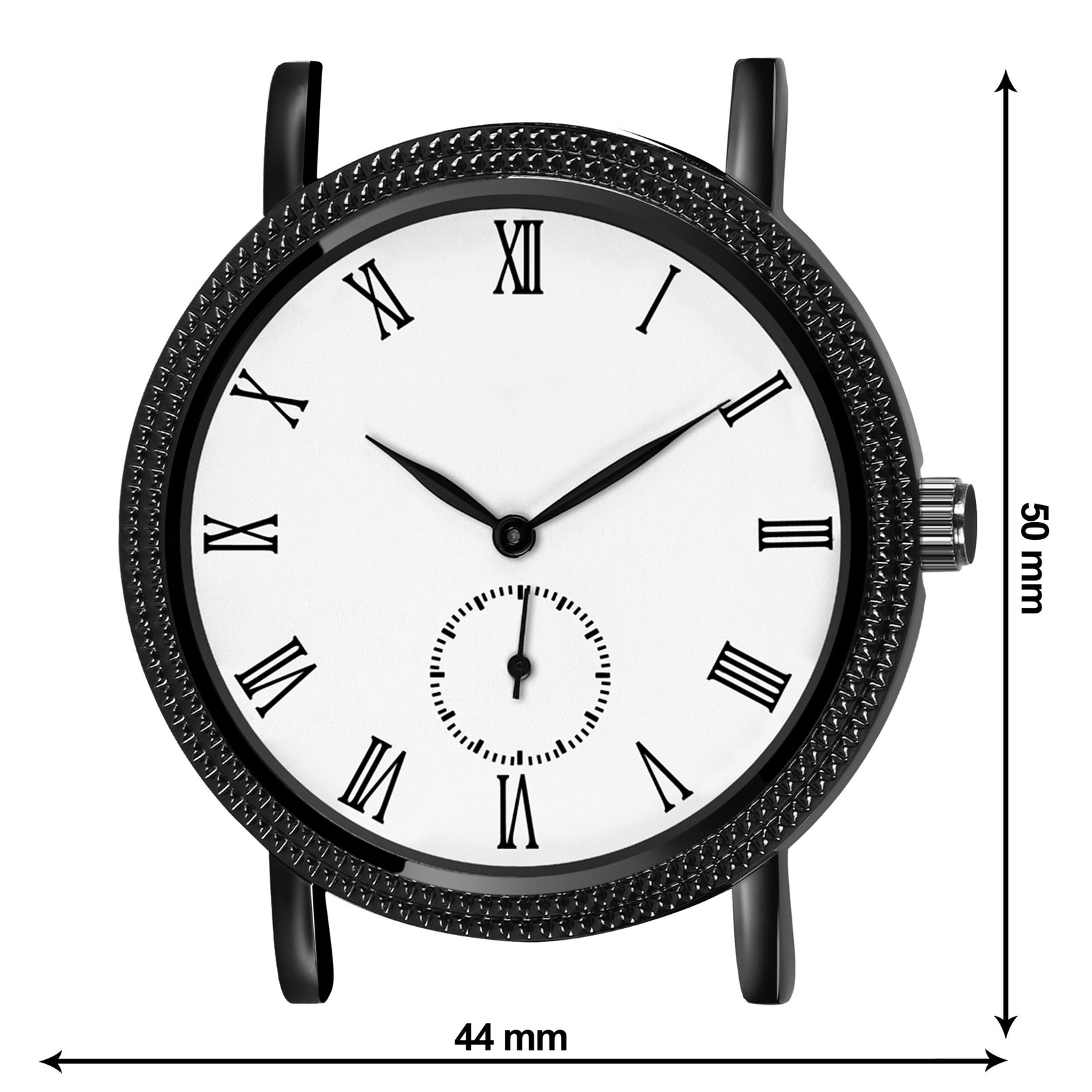 White Chronograph Working / Side Second Analog Watch For Men LR163