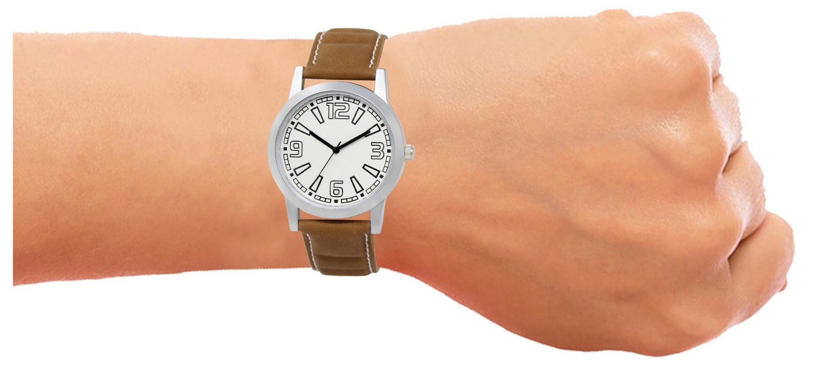 White Casual Analog Watch For Men LR15