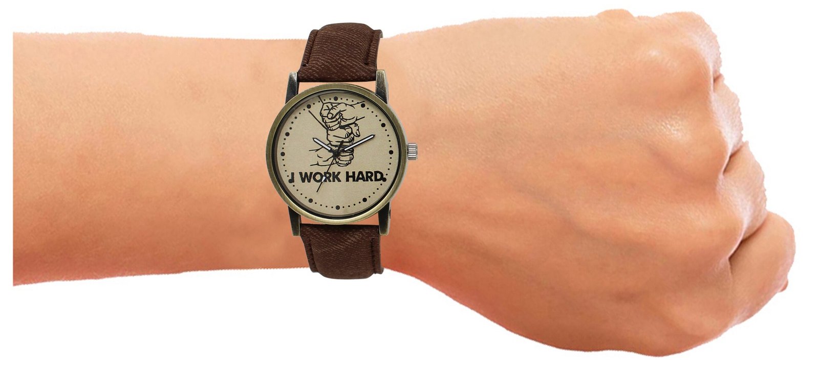 Grey Work Hard Analog Watch For Men LR29