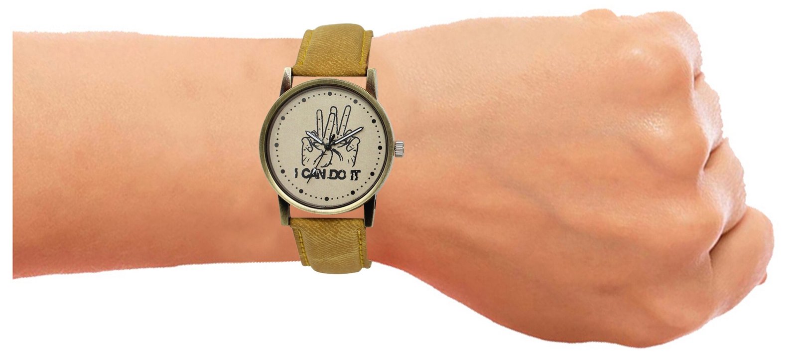 Grey I Can Do it Analog Watch For Men LR30