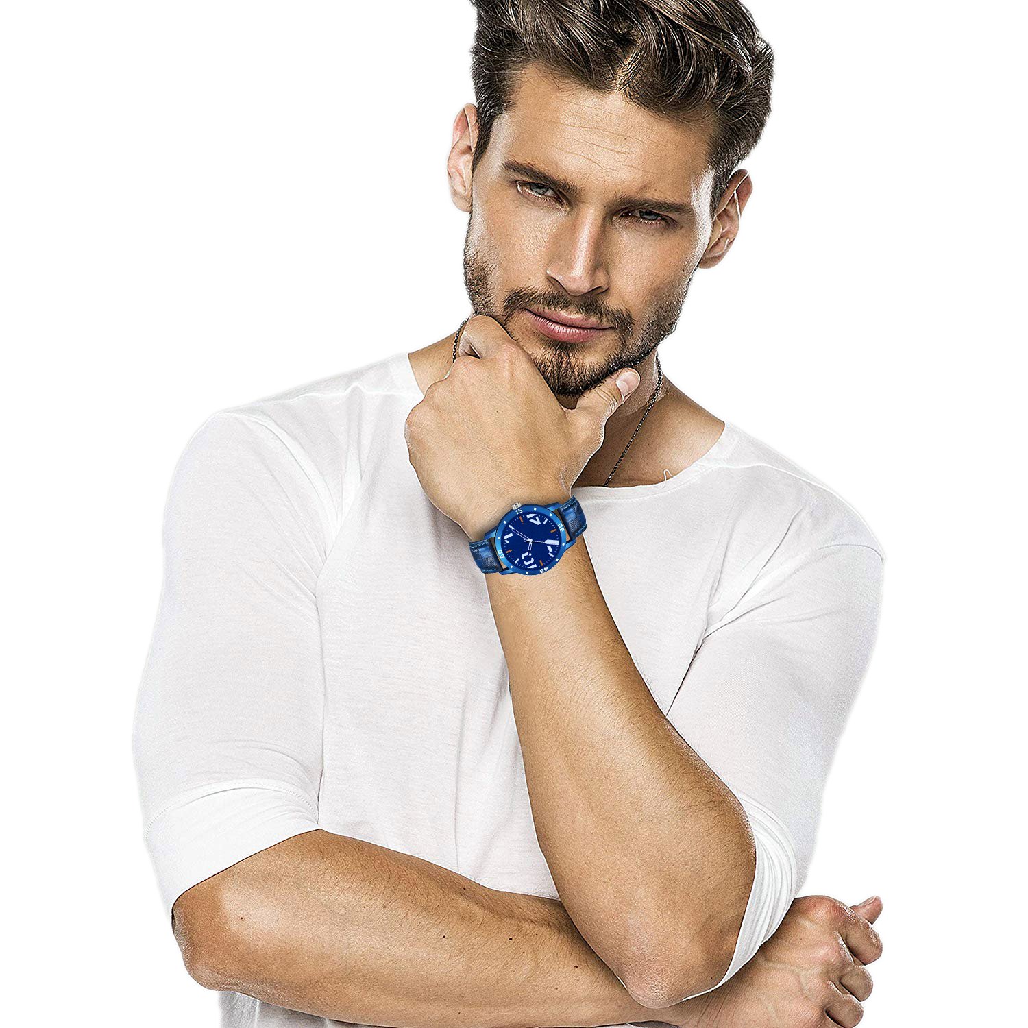 Blue Professional Look Analog Watch For Men LR59