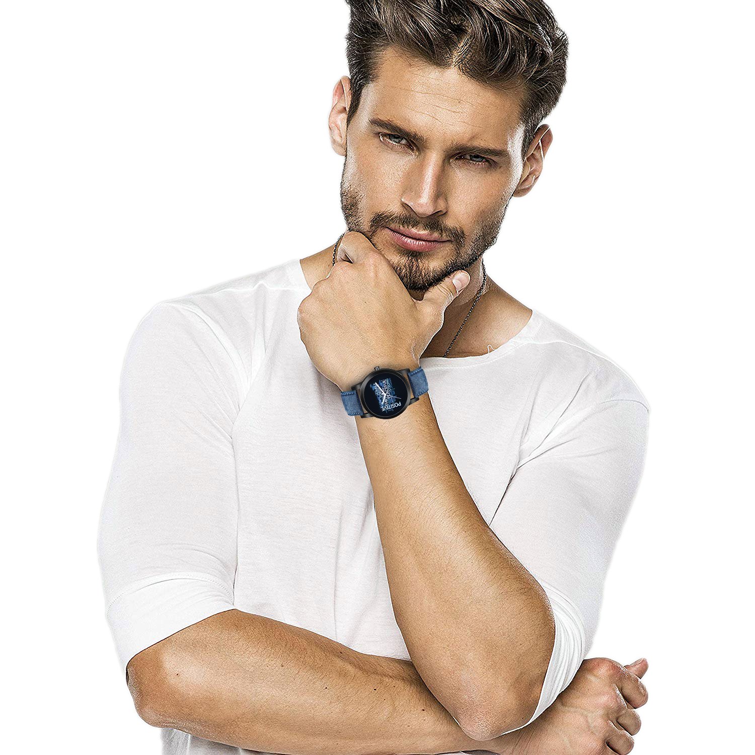 Multicolor Be Positve Analog Watch For Men LR60