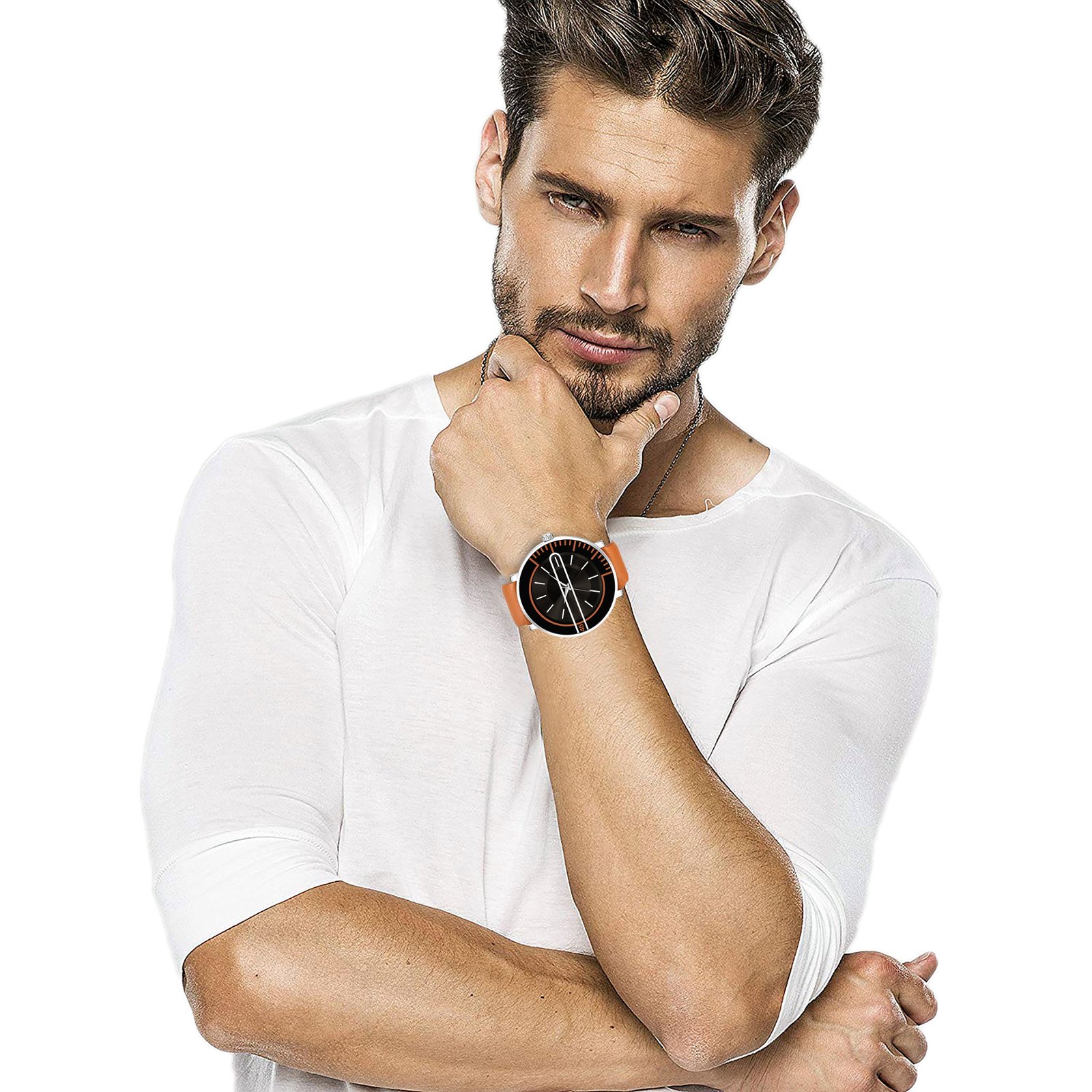 Multicolor Designer Case Analog Watch For Men LR71