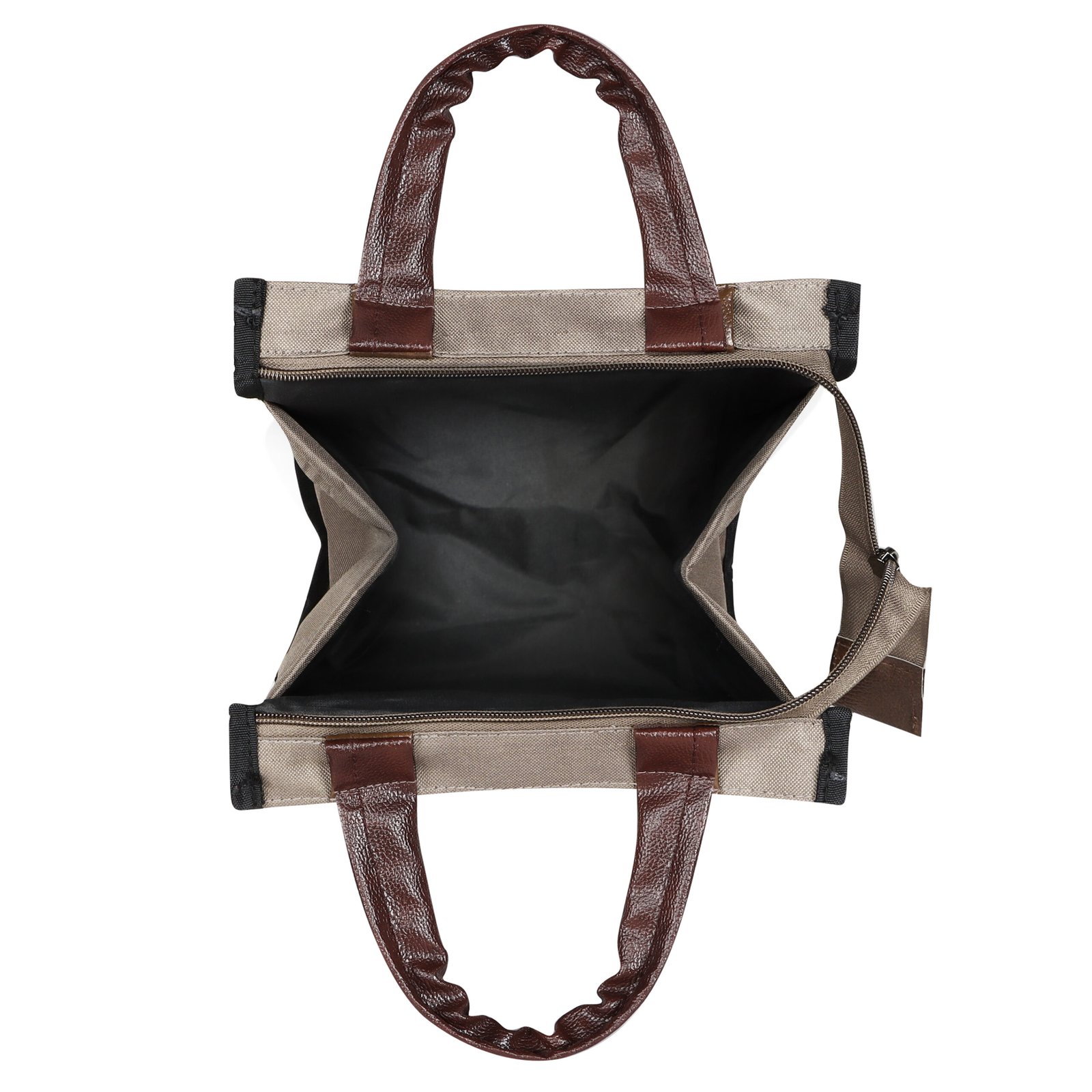 Mink Grey PVC Coated Matty Insulated Tiffin Bag TB12