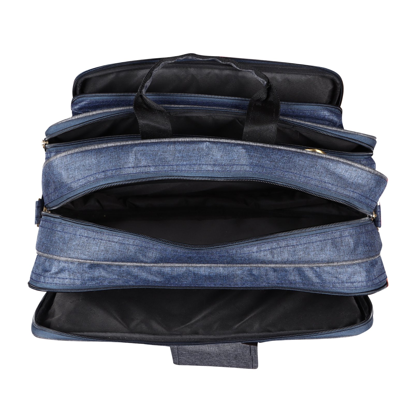 Blue & Grey Color Linen fabric 28L Messenger Bag BG108