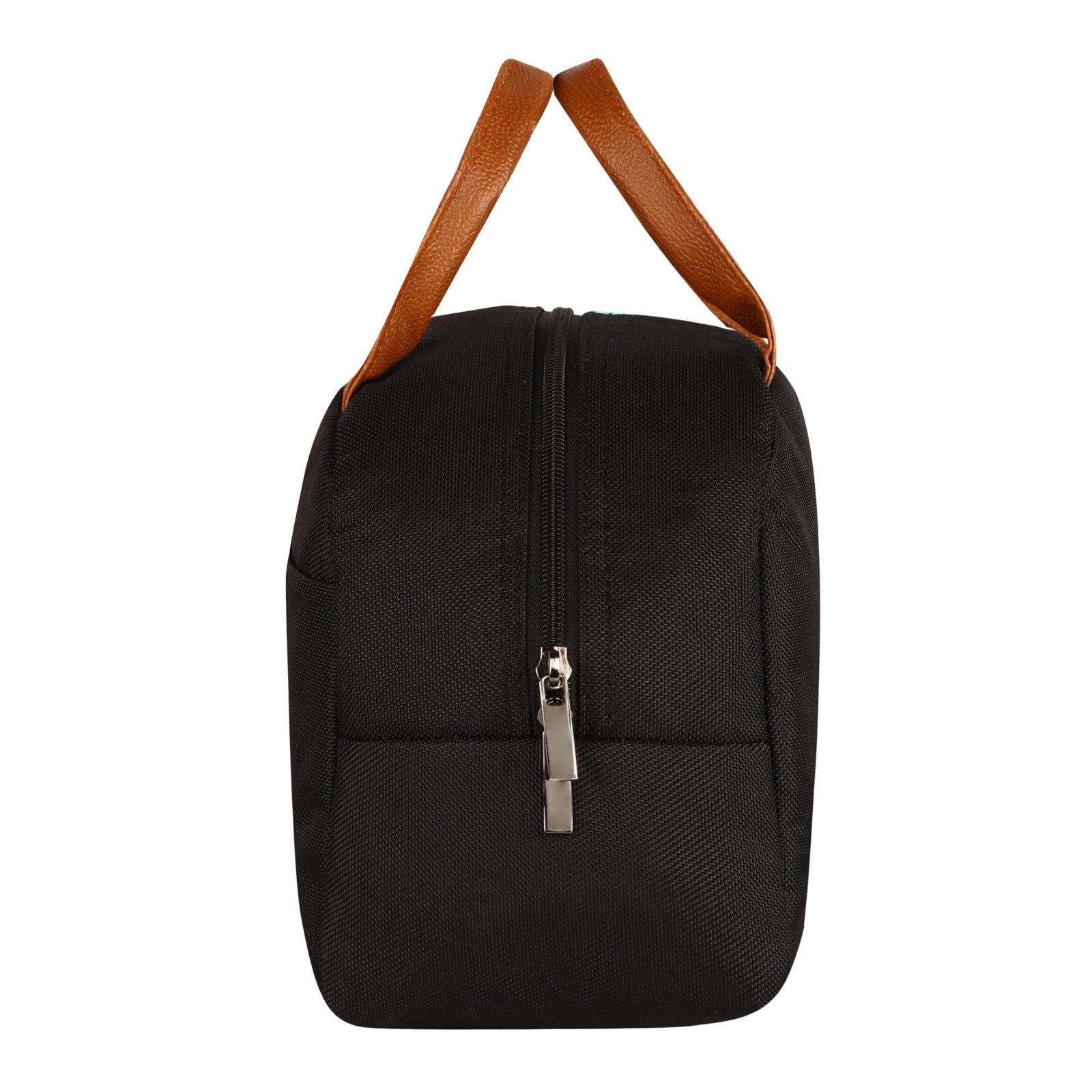 Black PVC Coated Matty Insulated Tiffin bag/Lunch Bag For Men & Women TB22