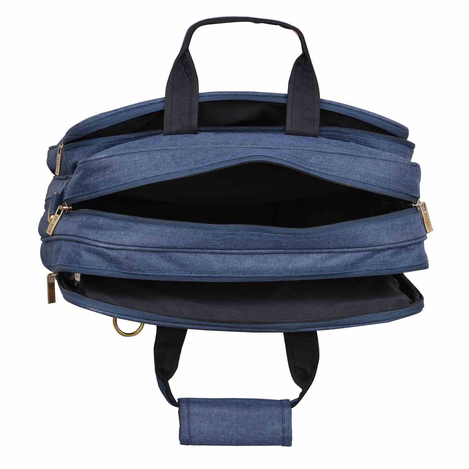 Blue Color Linen 28L Messenger Bag BG24