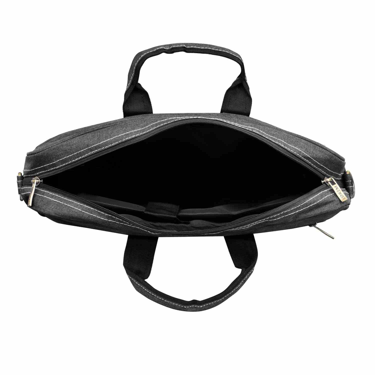 Grey Color Linen 10L Messenger Bag BG39