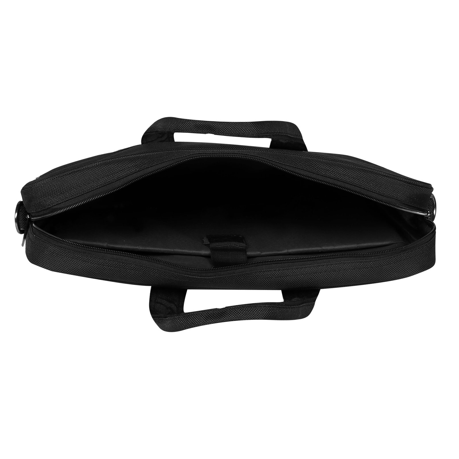 Black Color Linen fabric 10L Messenger Bag BG78