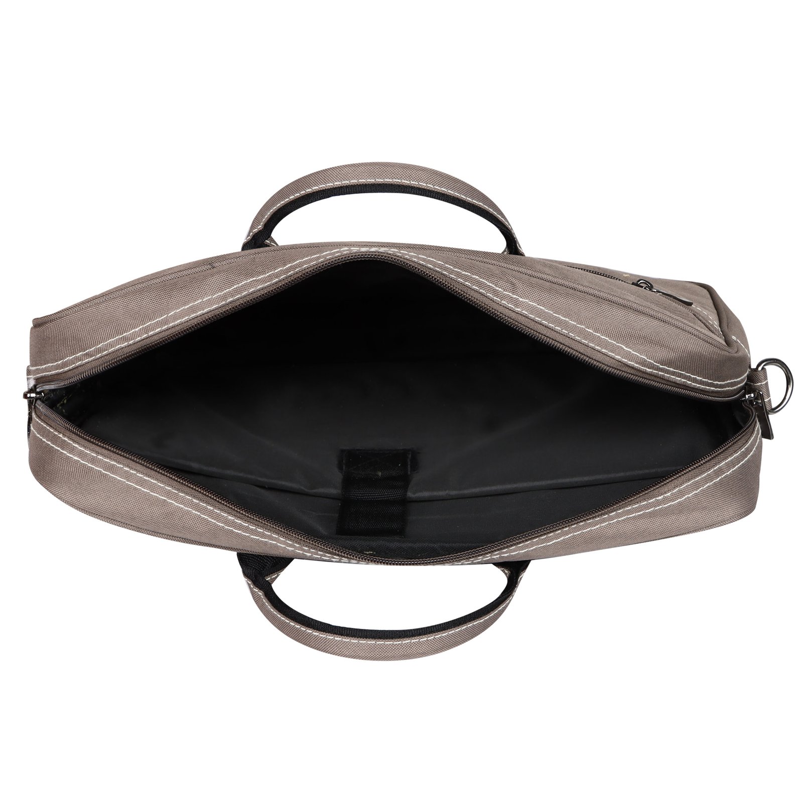 Grey Color Linen fabric 10L Messenger Bag BG86