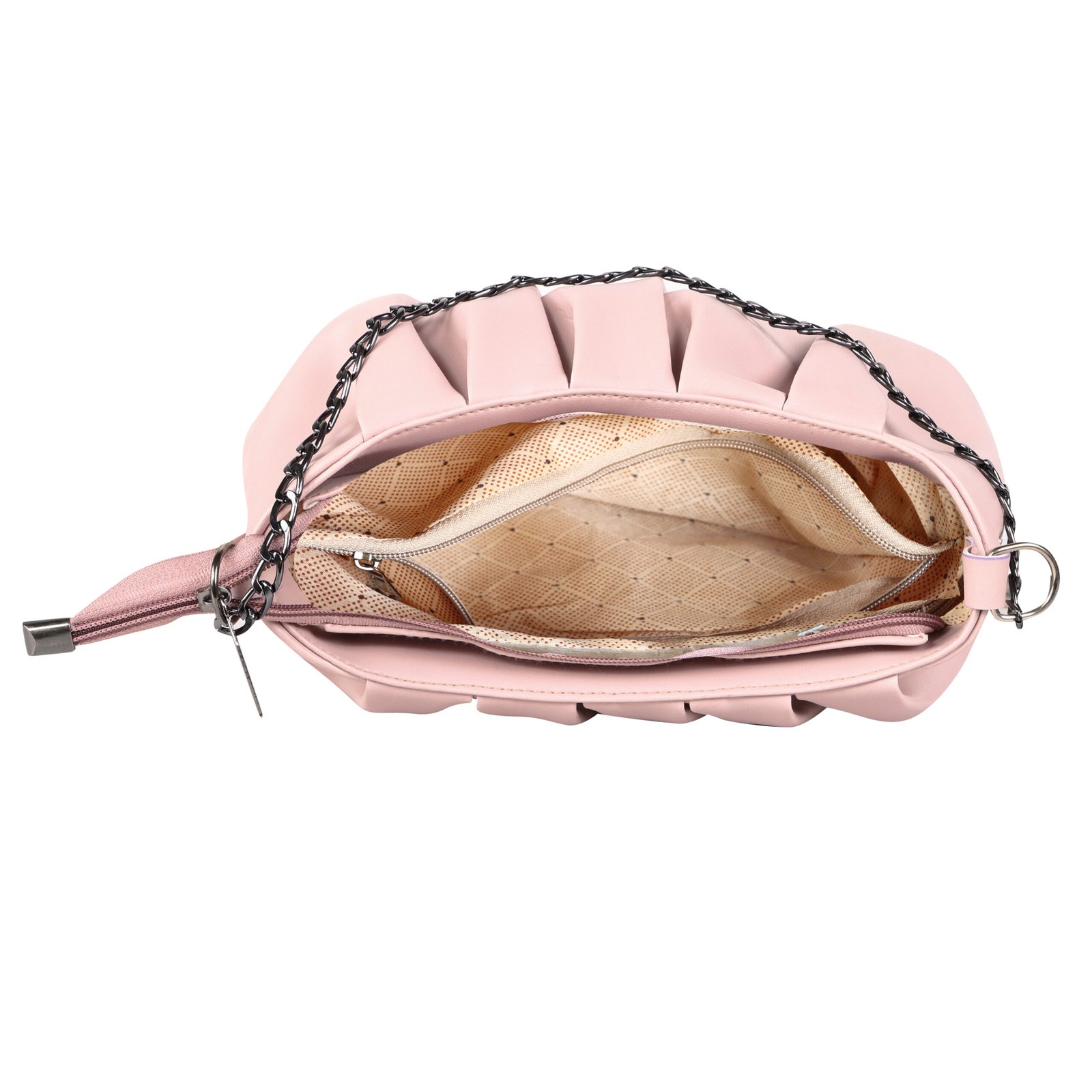 Pink Designer Faux Leather Handbag HB29