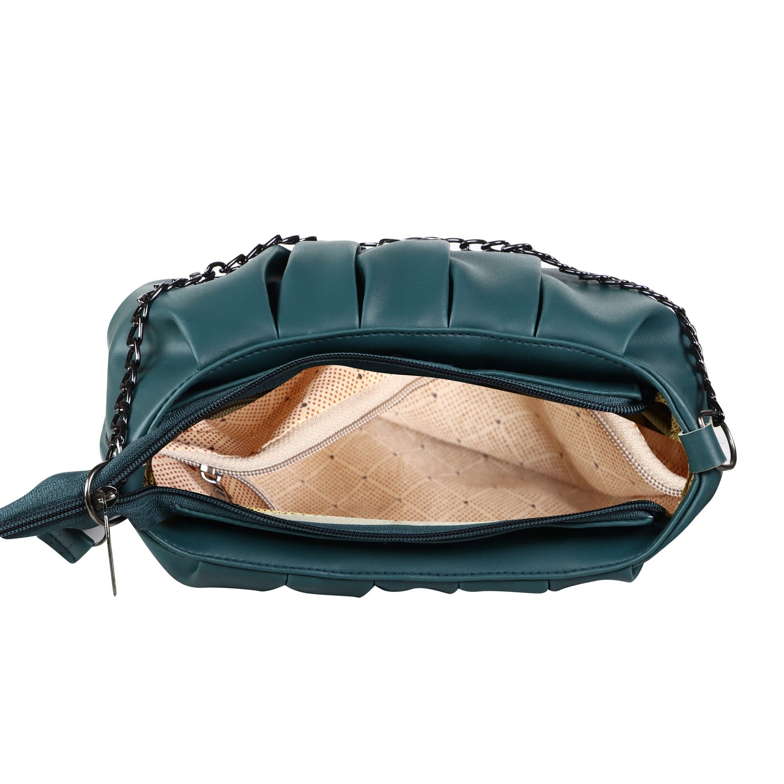 Green Designer Faux Leather Handbag HB30