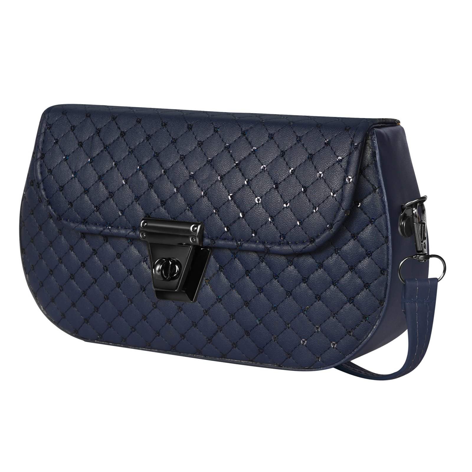 Blue Designer Faux Leather Handbag HB55