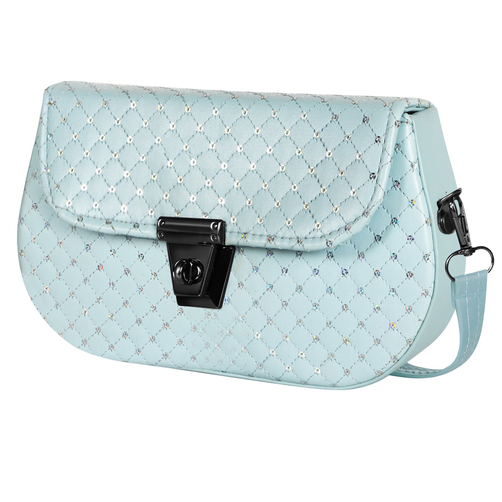 Sky Blue Designer Faux Leather Handbag HB57
