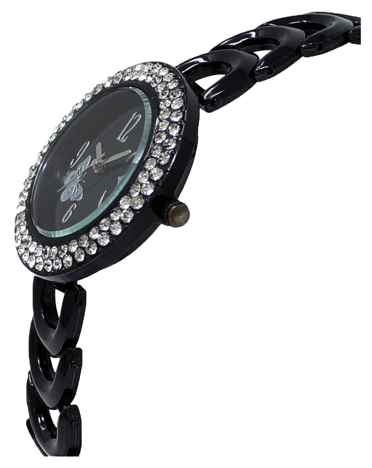 Black Butterfly Analog Watch For Women LR201