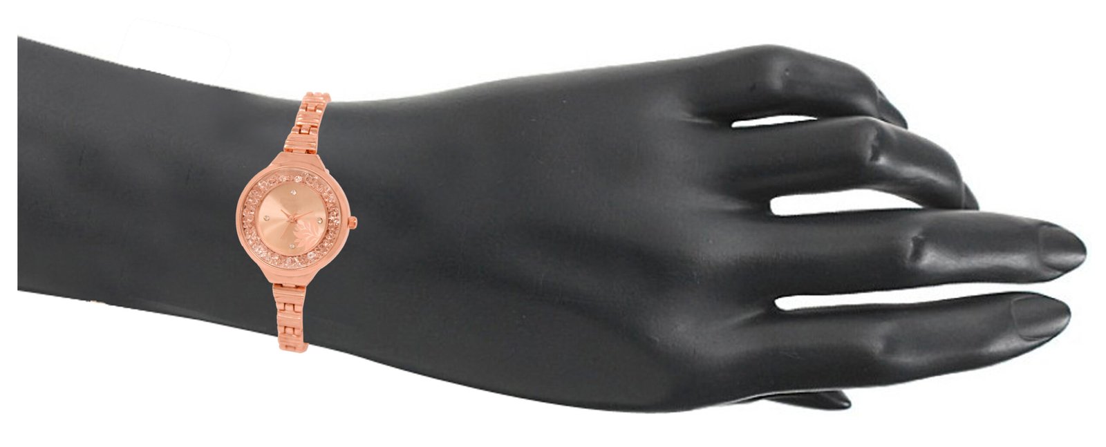 Rose Gold Fancy Analog Watch For Women LR225