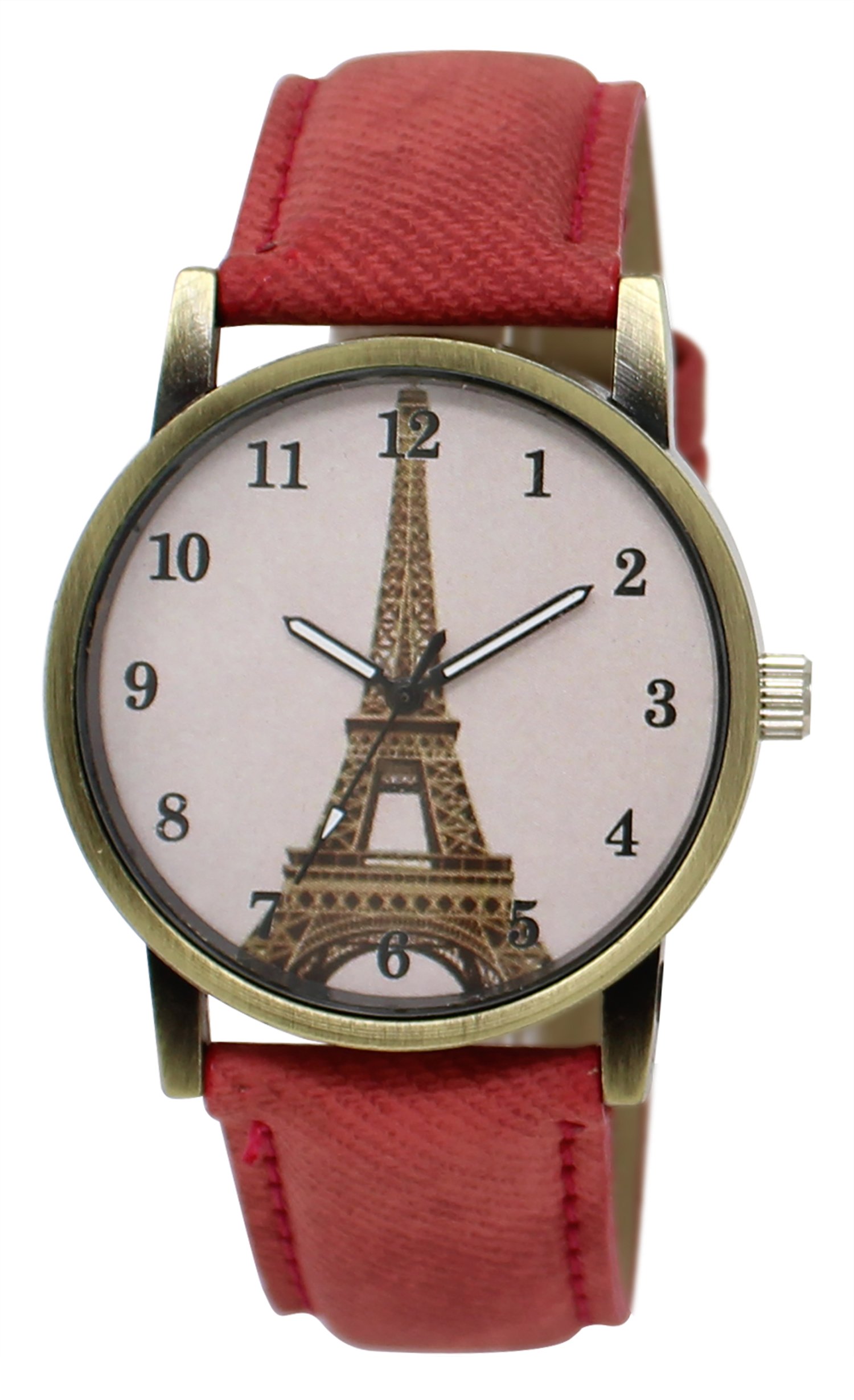 Pink Eiffel Tower Analog Watch For Women LR230