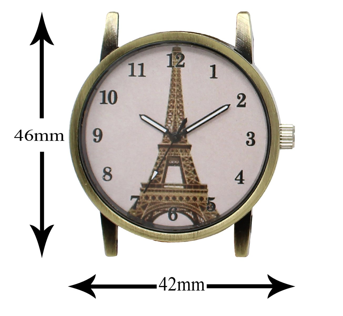 Pink Eiffel Tower Analog Watch For Women LR230