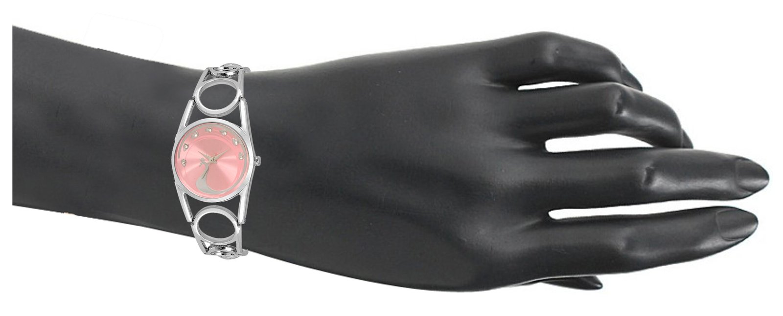 Pink Peacock Design Analog Watch For Women LR233