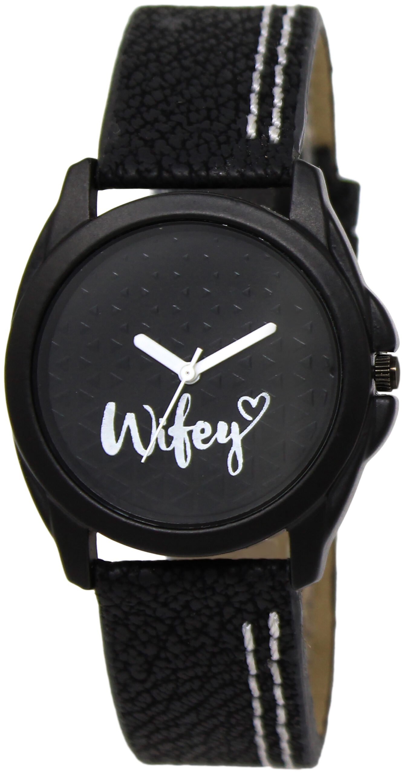 Black Wifey Analog Watch For Women LR234