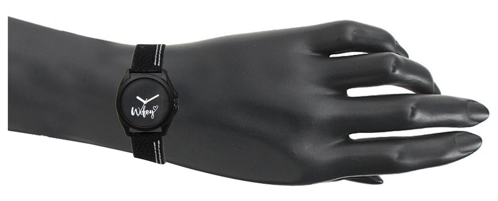 Black Wifey Analog Watch For Women LR234