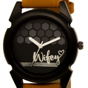 Black Wifey Analog Watch For Women LR235